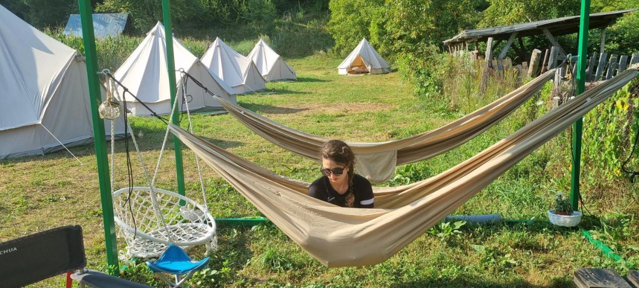 Luna Rock Glamping Brezoi - Blue Scai Buitenkant foto